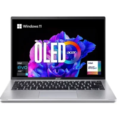 Acer Swift Go 14 OLED (13th Generation Intel Core i5 13500H Processor | 16GB RAM | 512GB Gen4 SSD | 14-inch 2.8K (WQXGA+, 2880 x 1800) 90Hz OLED Display | Intel Iris Xe Graphics Card | Backlit Keyboard | Fingerprint Scanner)