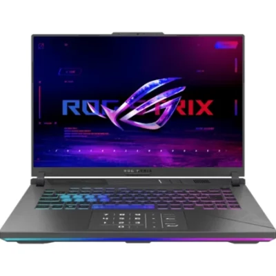 2024’s ASUS ROG Strix G16 G614JIR (14th Generation Intel Core i9 14900HX Processor | 16GB RAM | 512GB SSD | RTX 4070 8GB Graphics | 16″ WQXGA (2560 x 1600) 240Hz 100% DCI-P3 IPS Display | 2 Years Warranty & 1 Year ASUS Perfect Warranty)