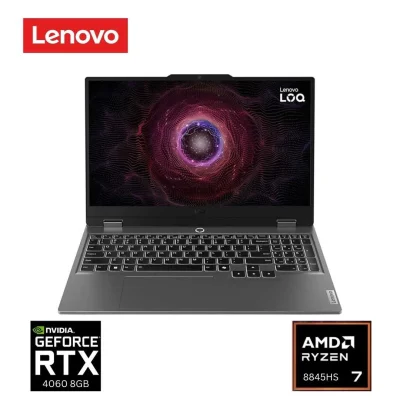 Lenovo LOQ 15AHP9 Ryzen 7 8845HS RTX 4060 – 16GB DDR5, 1TB SSD, 15.6″ FHD 144Hz, Backlit Keyboard, Windows 11 – Price in Nepal