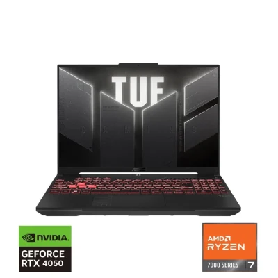 ASUS TUF A16 Gaming Laptop Ryzen 7 7445HS | RTX 4050 6GB | 16GB DDR5 | 512GB NVMe Gen4 | 16″ WUXGA 144Hz | Windows 11 – Price in Nepal